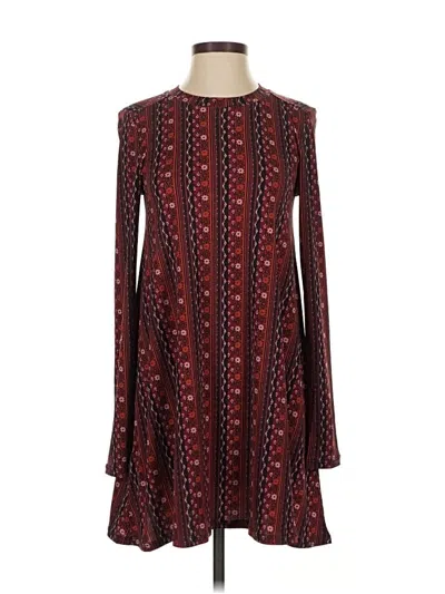 Pre-owned Bcbgeneration Casual Dress In Burgundy