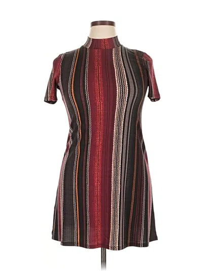 Pre-owned Bcbgeneration Casual Dress In Burgundy