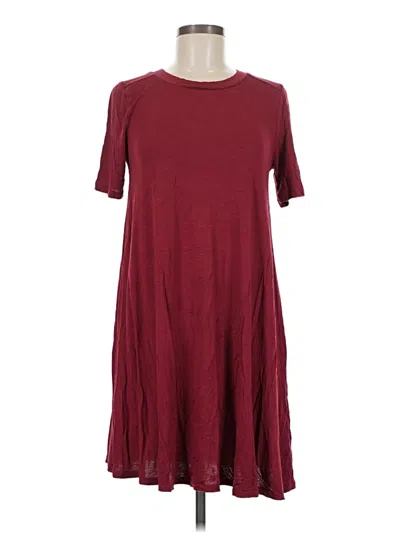Pre-owned Bcbgeneration Casual Dress In Burgundy