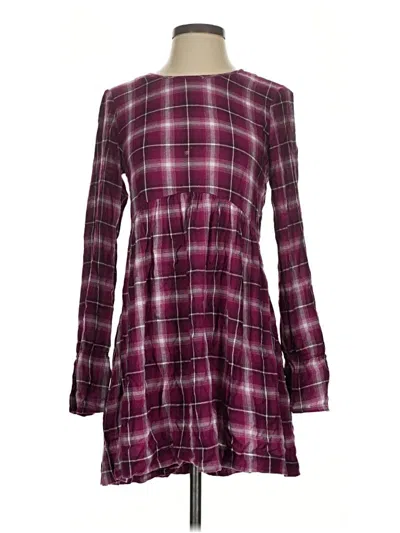 Pre-owned Bcbgeneration Casual Dress In Burgundy