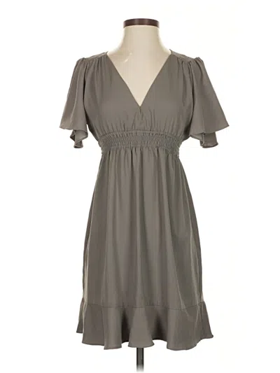 Pre-owned Bcbgeneration Casual Dress In Gray