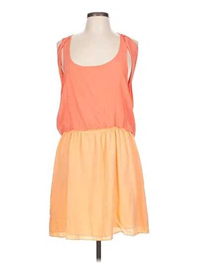 Pre-owned Bcbgeneration Casual Dress In Orange