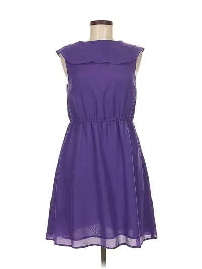 Pre-owned Bcbgeneration Casual Dress In Purple
