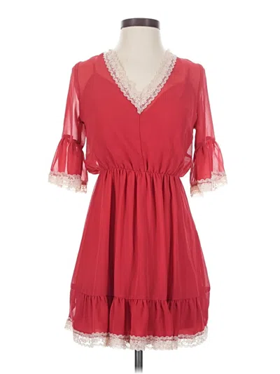 Pre-owned Bcbgeneration Casual Dress In Red