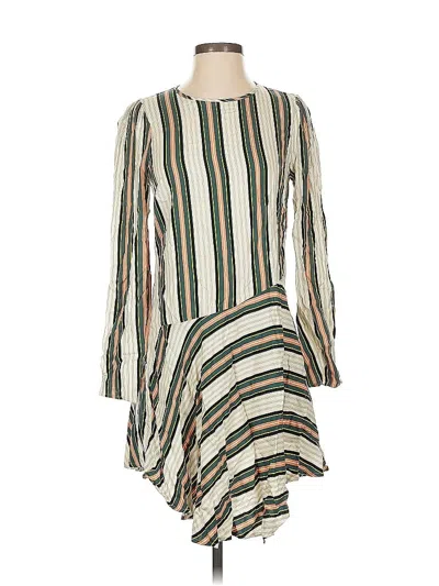 Pre-owned Bcbgeneration Casual Dress In White