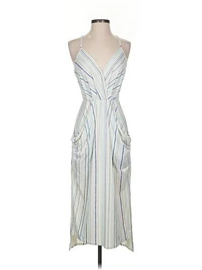 Pre-owned Bcbgeneration Casual Dress In White