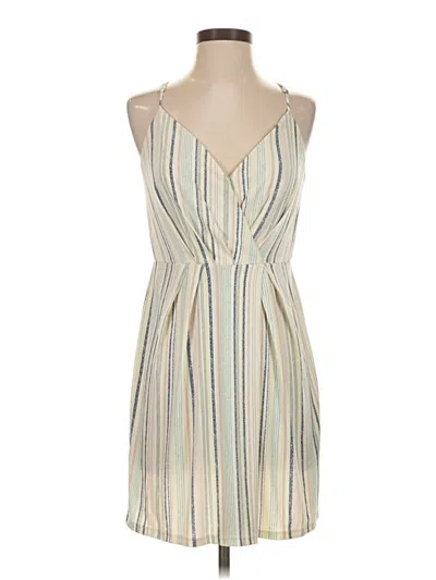 Pre-owned Bcbgeneration Casual Dress In White