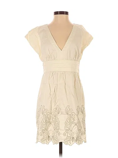 Pre-owned Bcbgeneration Casual Dress In White