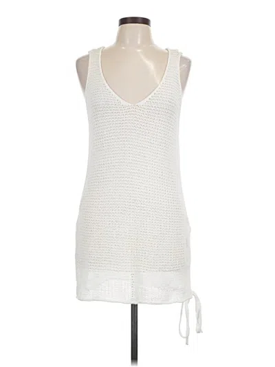 Pre-owned Bcbgeneration Casual Dress In White