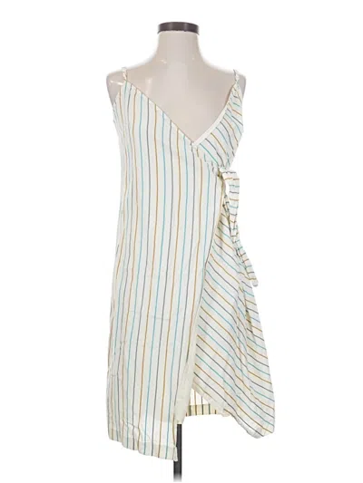 Pre-owned Bcbgeneration Casual Dress In White