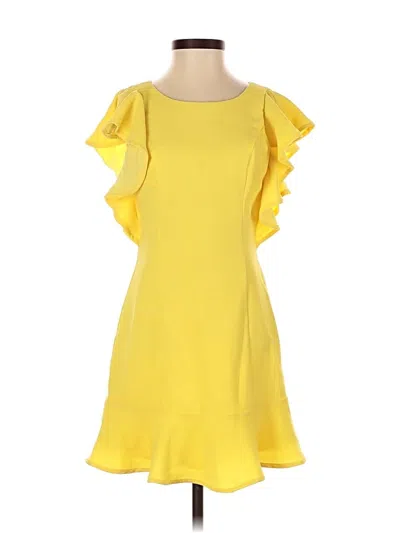 Pre-owned Bcbgeneration Casual Dress In Yellow