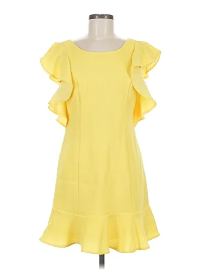 Pre-owned Bcbgeneration Casual Dress In Yellow
