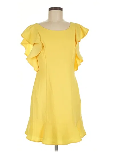 Pre-owned Bcbgeneration Casual Dress In Yellow