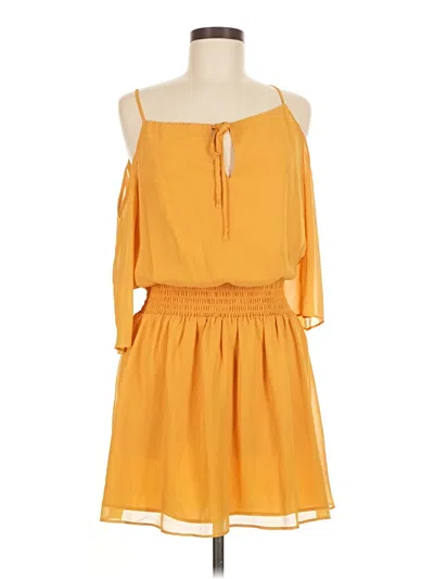 Pre-owned Bcbgeneration Casual Dress In Yellow