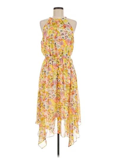 Pre-owned Bcbgeneration Casual Dress In Yellow