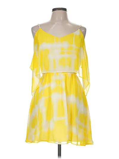 Pre-owned Bcbgeneration Casual Dress In Yellow
