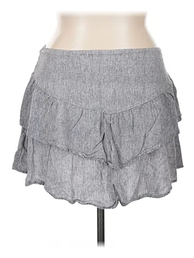 Pre-owned Bcbgeneration Casual Skirt In Gray