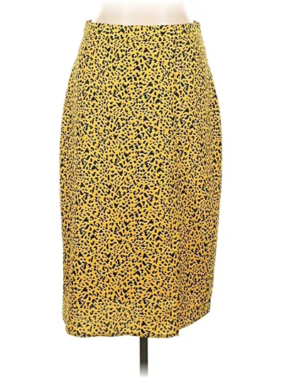 Pre-owned Bcbgeneration Casual Skirt In Yellow