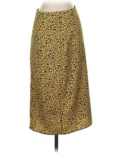 Pre-owned Bcbgeneration Casual Skirt In Yellow