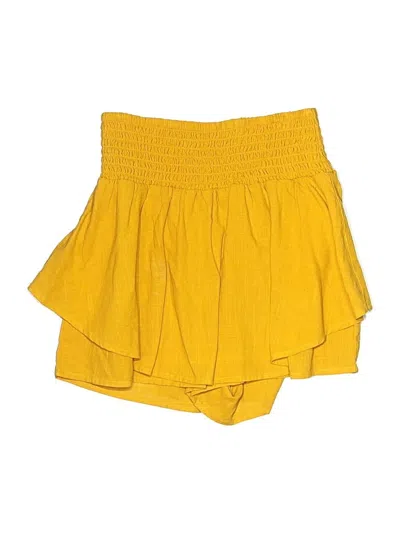 Pre-owned Bcbgeneration Casual Skirt In Yellow