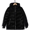 Bcbgeneration Chevron Quilted Puffer Jacket In Black