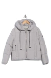 Bcbgeneration Cloud Hooded Puffer Jacket In Gray
