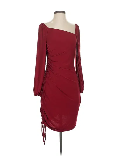 Pre-owned Bcbgeneration Cocktail Dress In Burgundy