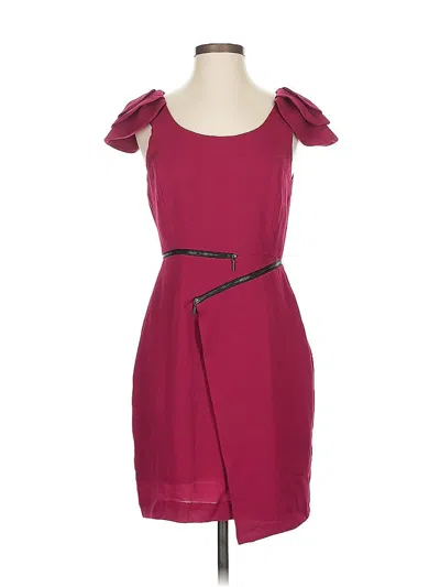 Pre-owned Bcbgeneration Cocktail Dress In Burgundy