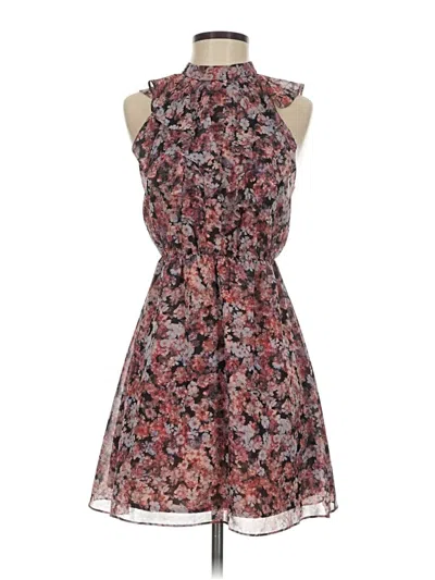 Pre-owned Bcbgeneration Cocktail Dress In Burgundy