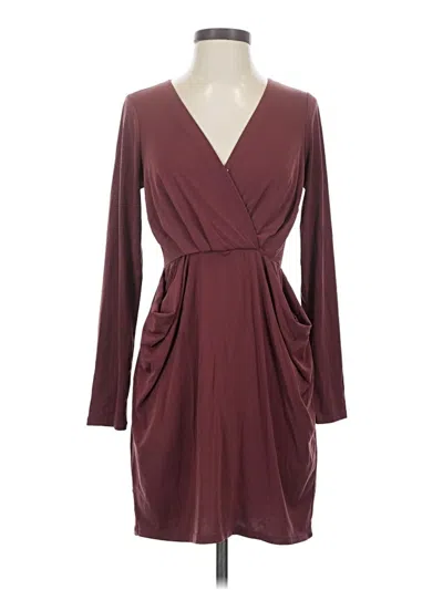 Pre-owned Bcbgeneration Cocktail Dress In Burgundy