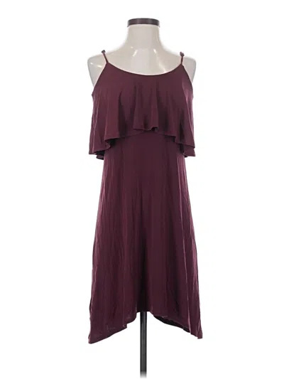 Pre-owned Bcbgeneration Cocktail Dress In Burgundy