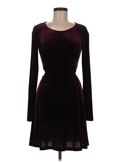 Pre-owned Bcbgeneration Cocktail Dress In Burgundy