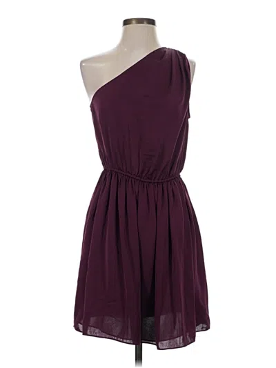 Pre-owned Bcbgeneration Cocktail Dress In Burgundy