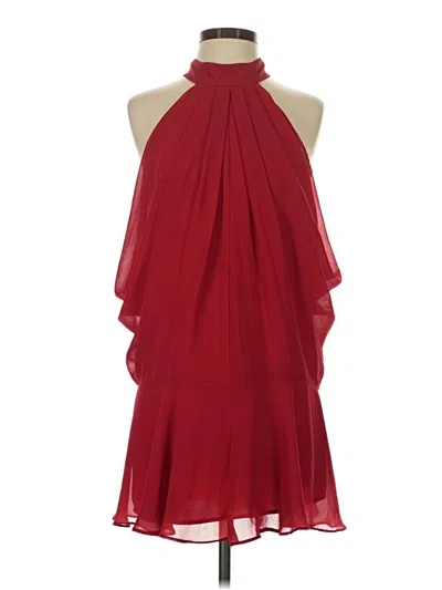 Pre-owned Bcbgeneration Cocktail Dress In Burgundy