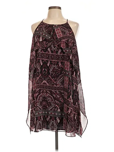 Pre-owned Bcbgeneration Cocktail Dress In Burgundy
