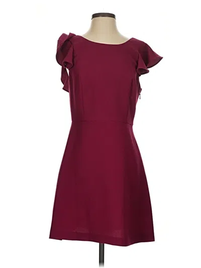 Pre-owned Bcbgeneration Cocktail Dress In Burgundy