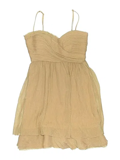 Pre-owned Bcbgeneration Cocktail Dress In Gold