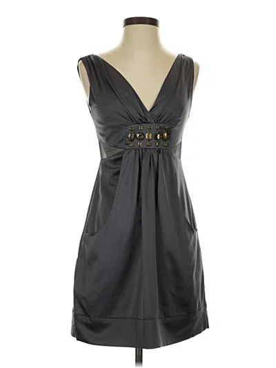 Pre-owned Bcbgeneration Cocktail Dress In Gray
