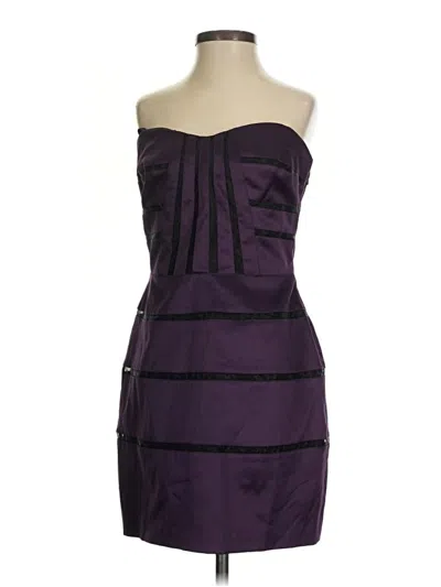 Pre-owned Bcbgeneration Cocktail Dress In Purple