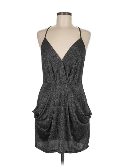 Pre-owned Bcbgeneration Cocktail Dress In Silver