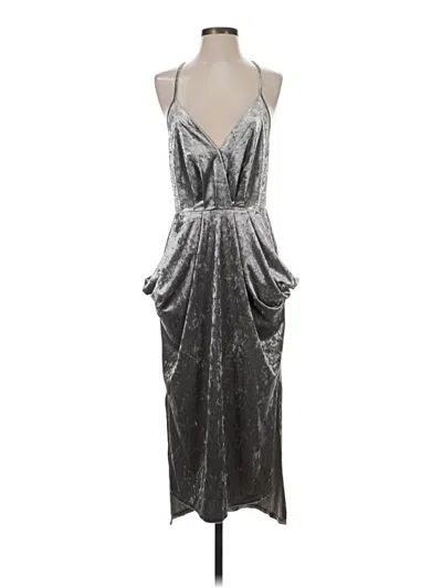 Pre-owned Bcbgeneration Cocktail Dress In Silver