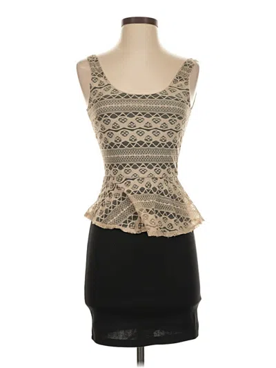 Pre-owned Bcbgeneration Cocktail Dress In Tan