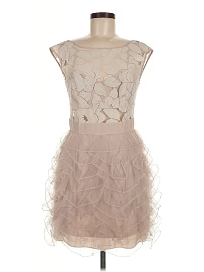 Pre-owned Bcbgeneration Cocktail Dress In Tan