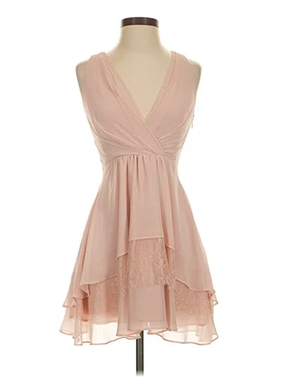 Pre-owned Bcbgeneration Cocktail Dress In Tan