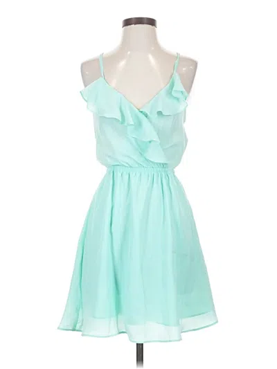 Pre-owned Bcbgeneration Cocktail Dress In Teal