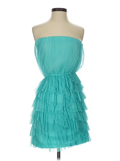 Pre-owned Bcbgeneration Cocktail Dress In Teal
