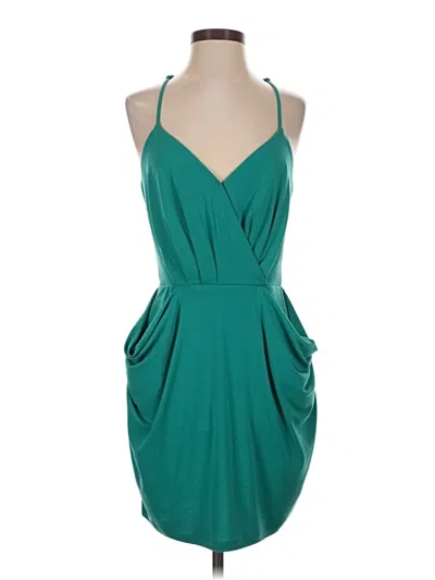 Pre-owned Bcbgeneration Cocktail Dress In Teal