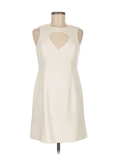 Pre-owned Bcbgeneration Cocktail Dress In White