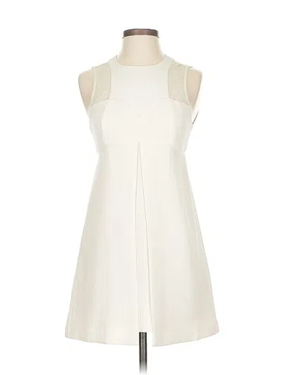 Pre-owned Bcbgeneration Cocktail Dress In White
