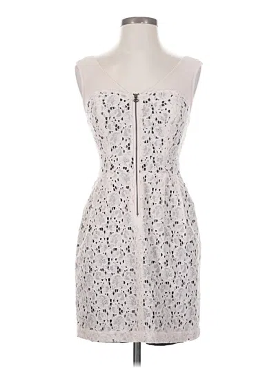Pre-owned Bcbgeneration Cocktail Dress In White
